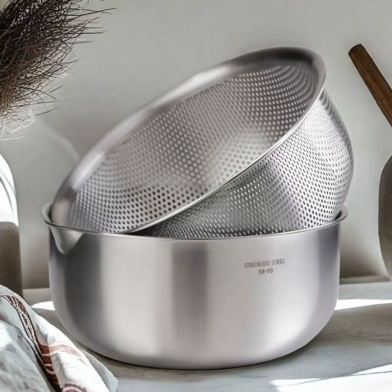 [Самостоятельное удержание] Утолщение 18-10 сливная корзина из нержавеющей стали
