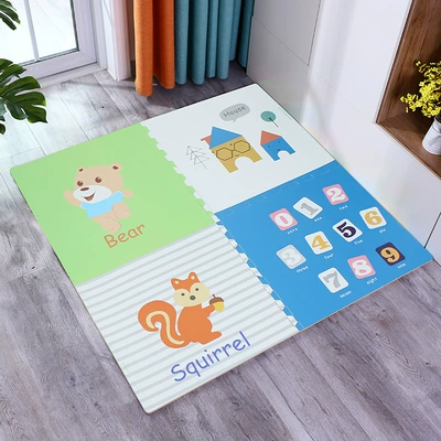 Cartoon Foam Floor Mat for | Avtomobil döşəmə paspasları - digital-kingdom-length-and-width-60-thick-10cm-a-pack-of-4