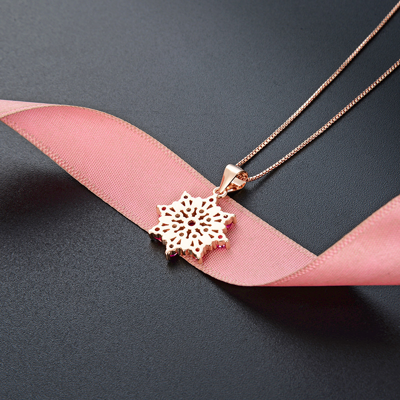 Al por mayor estilo simple octogonal Collar personalizado Corea del Sur s925 plata ZIRCON colgante de cadena clavícula las mujeres creativas