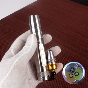 36 professional jadeite identification UV rechargeable jade flashlight with strong light for jewelry inspection