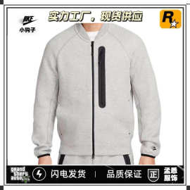 棒球服外套上衣跑步8009运动FB重磅g320宽松训练针织防风夹克休闲