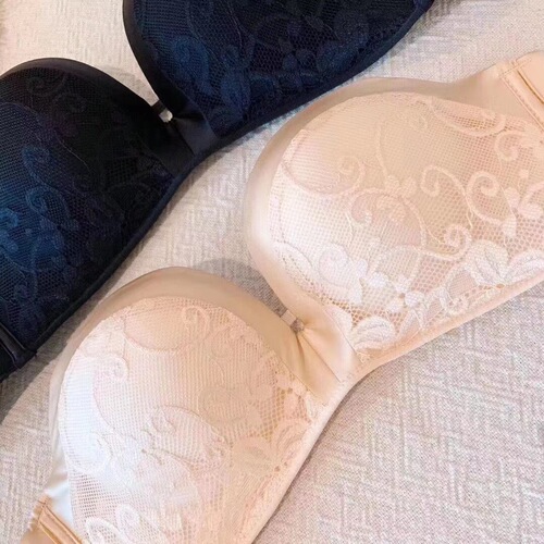 Miracle Second Generation Anti-slip Strapless Bra Women's Push-up Wireless Adjustable Breast-Retracting Anti-Sagging Push-Up Bra