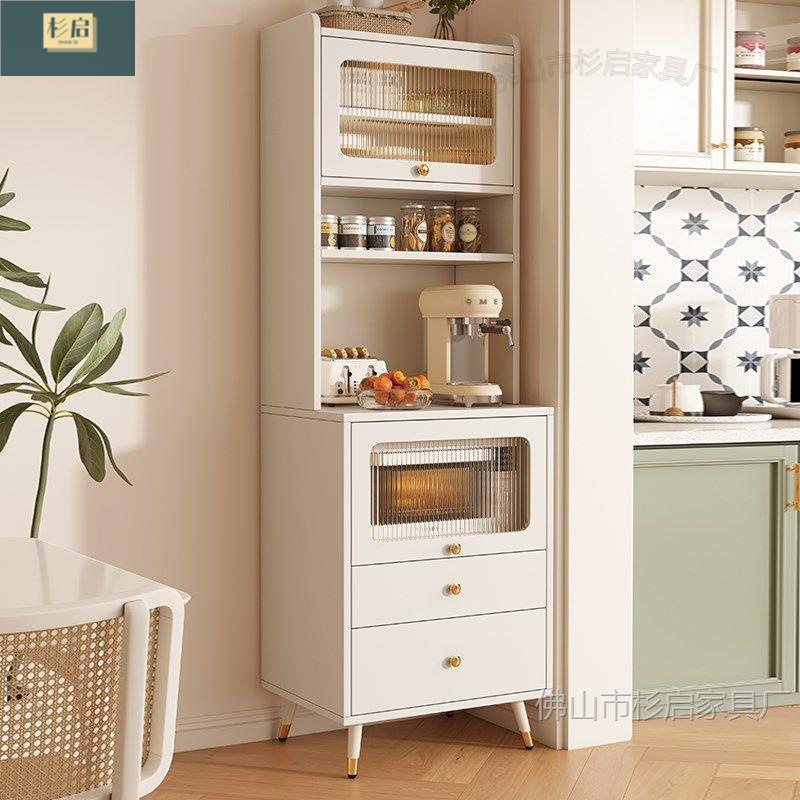 Sideboard Kitchen High Cabinet Integrated Wall Storage Cabinet Small Apartment Side Cabinet Tea Cabinet Microwave Cabinet Storage Storage