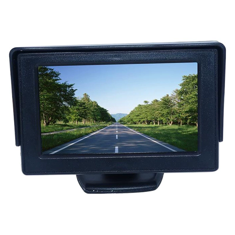 Автомобильный дисплей Автомобильный Универсальный 4,3-дюймовый цифровой ЖК-телевизор высокой четкости с реверсивным изображением DVD небольшой дисплей