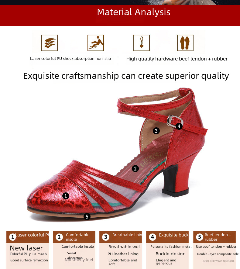 Latin Dance Shoes Image 3