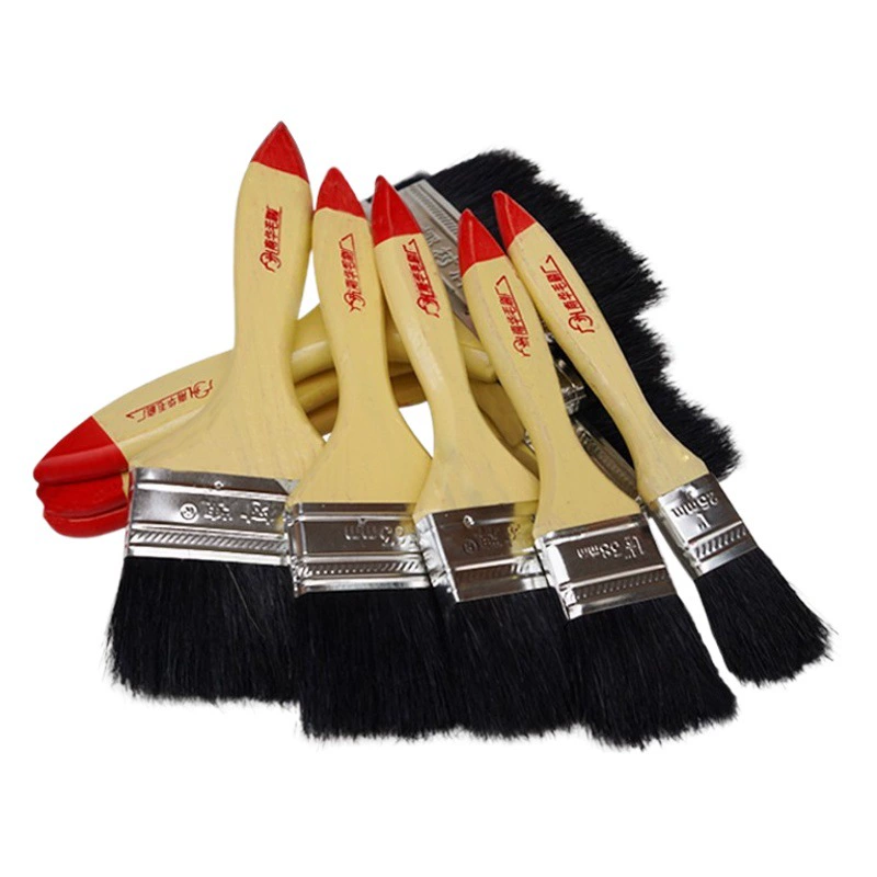 Оптовая Кокосовая Фирменная кисть для краски, Безворсовая щетинная щетка, 1-8 дюймов, строительные материалы, инструмент для покрытия, щетка для очистки, удаления пыли