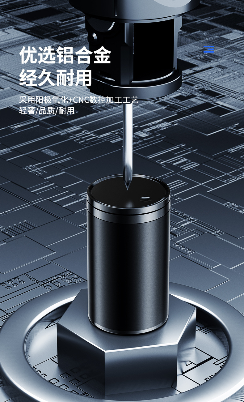 Cross-border vehicle-mounted trash can ashtray 2-in -1 multifunctional waterproof high-grade storage bucket with lid