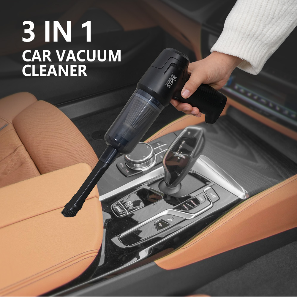 Winningstar limpieza de automóviles para el hogar transfronterizo, aspiradora y eliminación de ácaros, aspiradora de automóvil de mano inalámbrica USB todo en uno