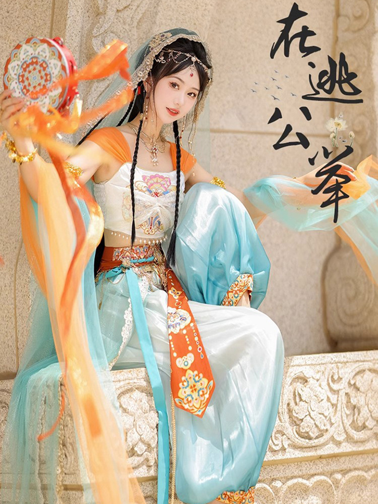 Qadın Hanfu Rəqs Kostyumu, Yay Üçün Ənənəvi Çin Paltarı