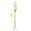 Cross -border 304 stainless steel western tableware set knife fork spoon German knight gold plating square cow row knife western knife