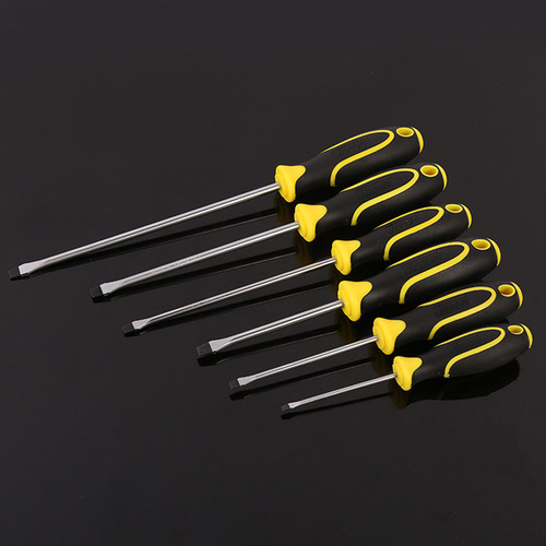 Wholesale two-color handle extended screwdriver cross-shaped industrial grade screwdriver screwdriver handle screwdriver