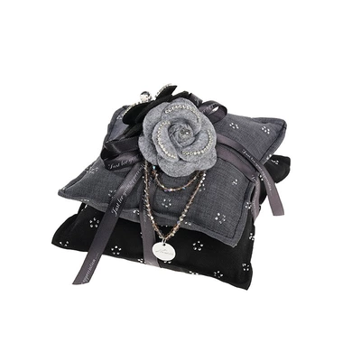 Aktiv kömürlü qoxu uducular for Odor Removal and Air - camellia-double-layer-scented-sachet-gray