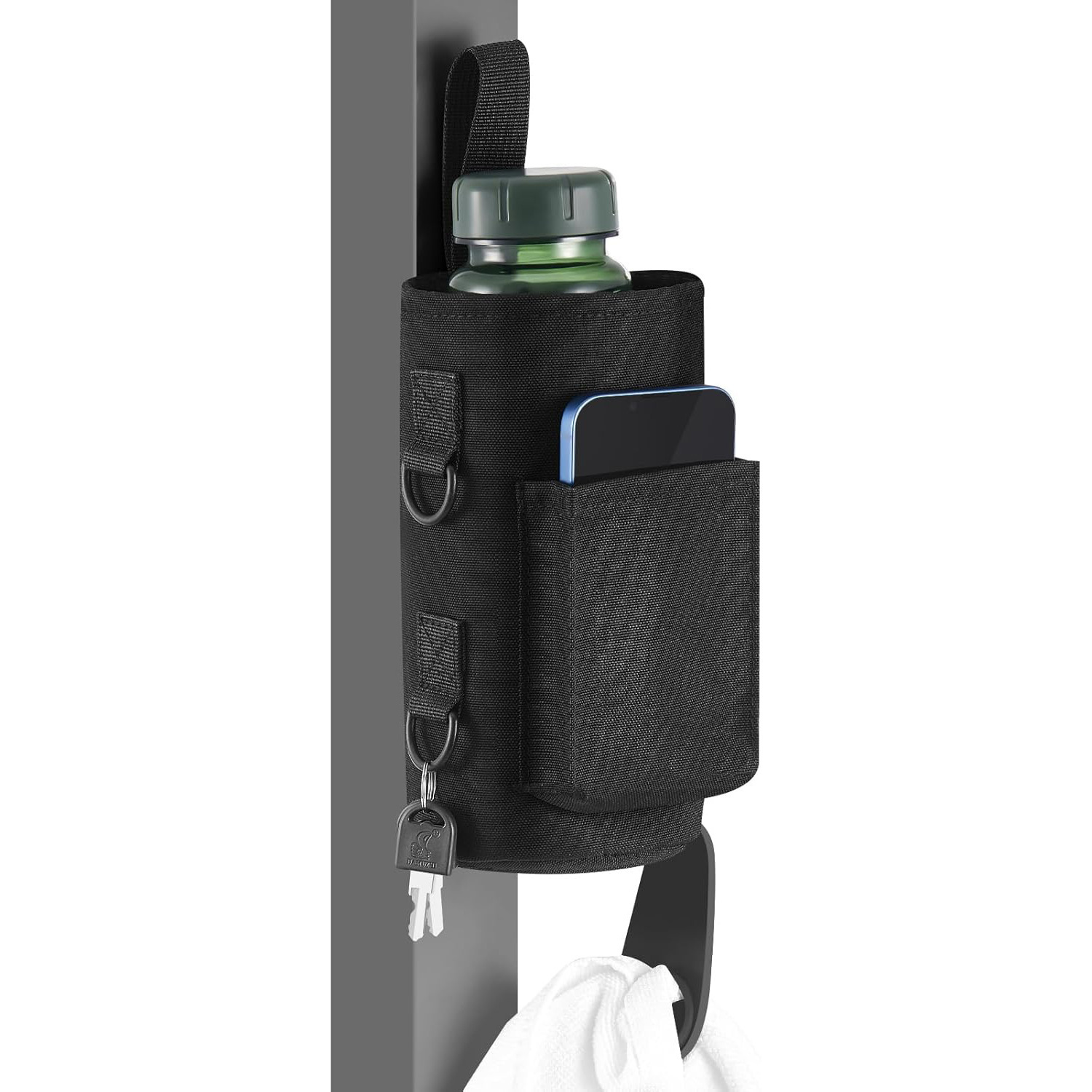 Black 6 magnets + silicone buckle