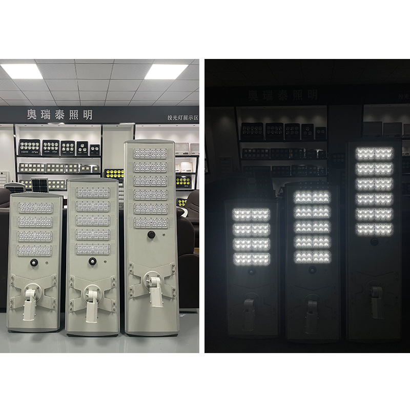 Fábrica al por mayor nueva iluminación al aire libre patio lámpara solar Proyecto Integrado LED lámpara de calle solar