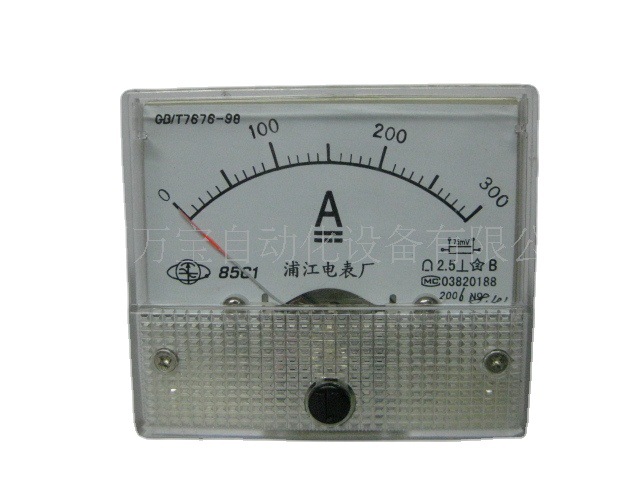 供应 小表头 机械表头 指针表 指针机械电流表85C1 300A(图)