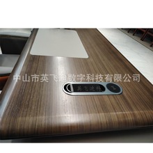 英飞迪科隐藏式无线充多媒体线盒嵌入式电脑台桌插桌面金属穿线盒