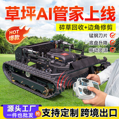 リモコン芝刈り機、クローラー式自走式四輪駆動草刈機、家庭用農業用小型全自動草刈機