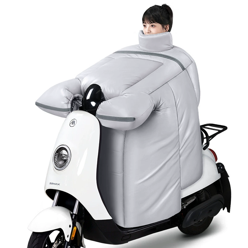 Winter windproof electric car, warm waterproof windproof cover, car protection