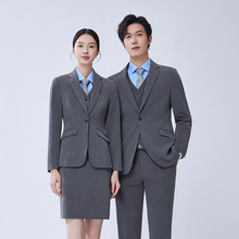 西装套装男女职业正装房地产4s三件套公司销售展会公务员工作服秋