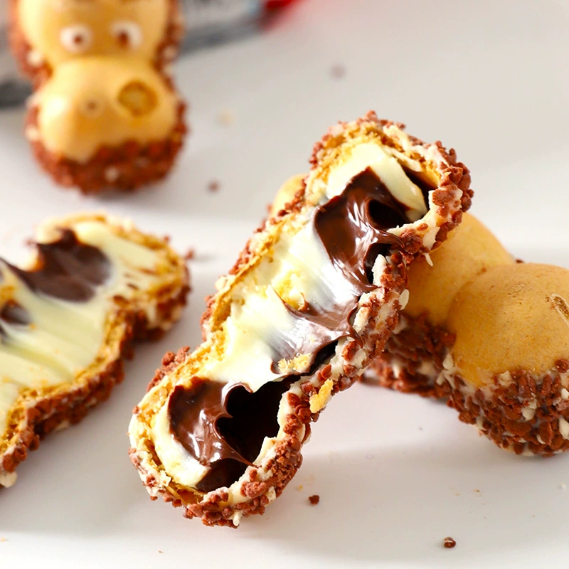 Снэк Kinder Happy Hippo шоколадно‑молочный с фундуком, 103,5 г, импорт из Германии