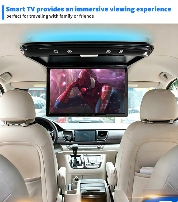 13.3inch Ceiling-mounted Android display 13.3inch Ceiling-mounted MP5 display Rear-seat car ceiling-mounted display