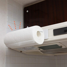 跨境外贸日式磁吸加长款纸巾架 浴室免打孔收纳架 厨房纸巾架