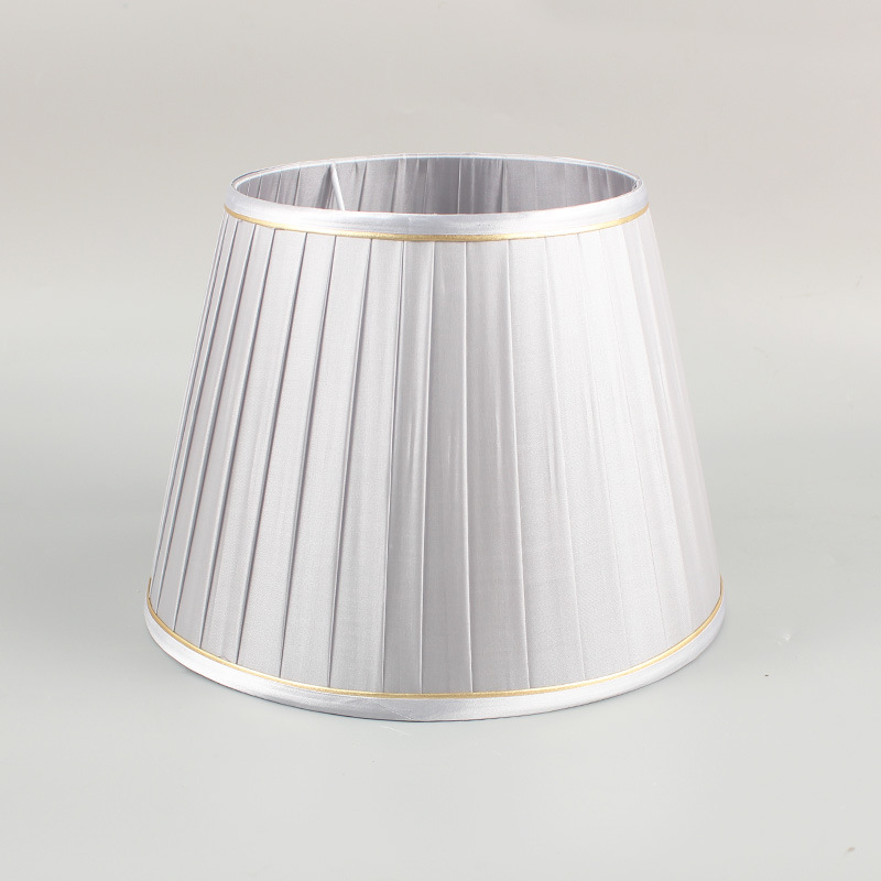 Estilo europeo nostálgico tela plegable pantalla multi-color opcional lámpara de mesa dormitorio sala de estar del hotel tela pantalla accesorios de iluminación