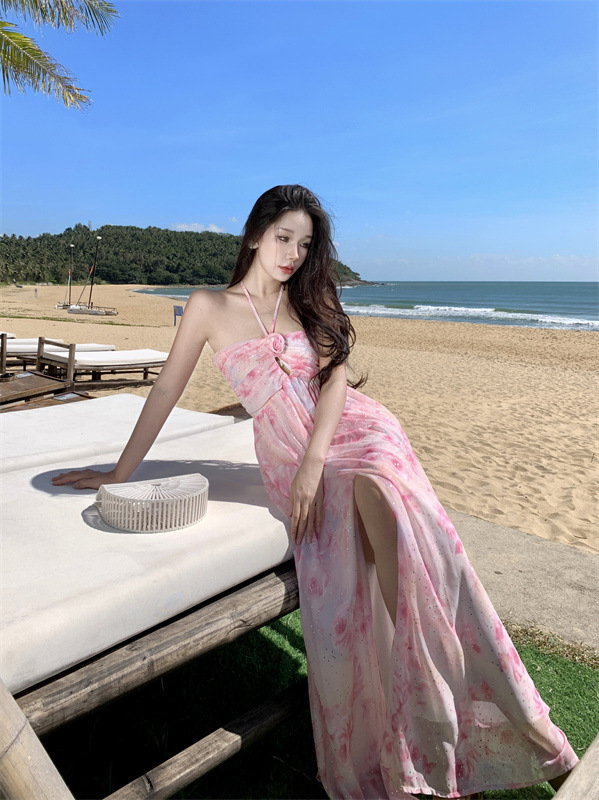 F6232 670K VÁY ĐẦM LIỀN THÂN NỮ SHETDT MÙA HÈ HỌA TIẾT HOA THỜI TRANG NỮ VẢI VOAN G02 SẢN PHẨM MỚI