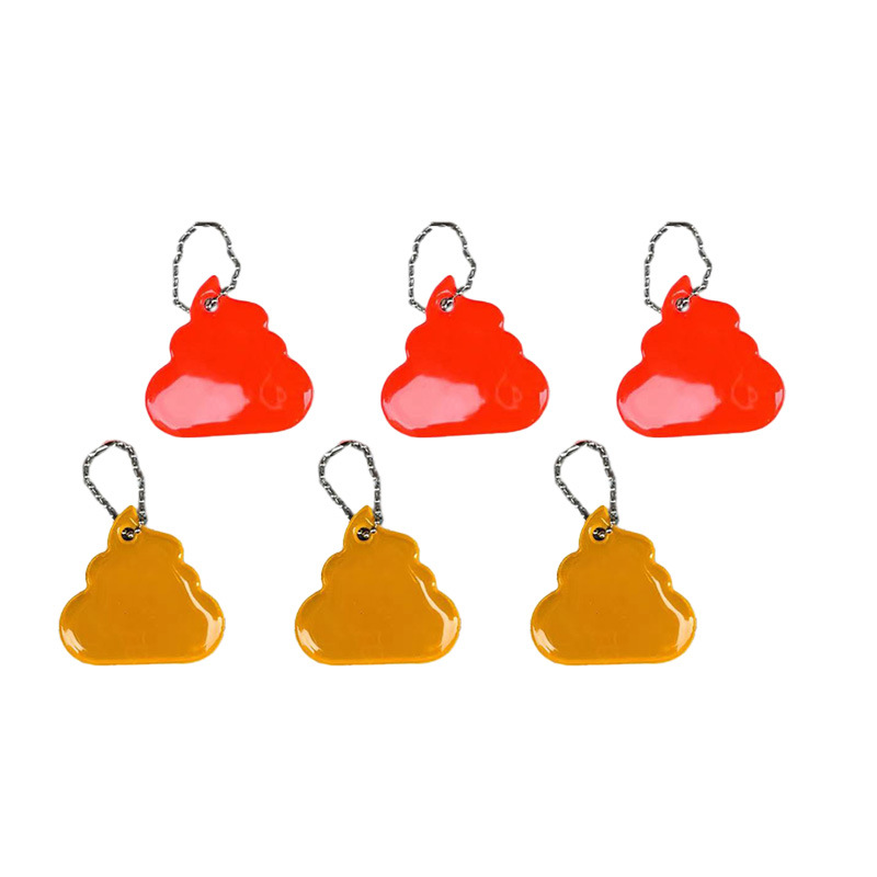 Nuevo creativo llavero de conveniencia extraño colgante reflectante bolso colgante