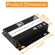 NGFF(M.2)toUSB3.0AdapterwithDualNANOSIM Slot for3G4G5G Modul