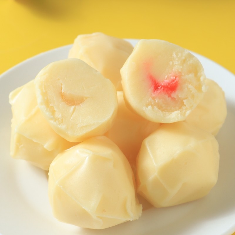 圖騰牧場爆漿酸奶草莓益生菌奶酪奶酥奶疙瘩兒童休閒零食即食500g