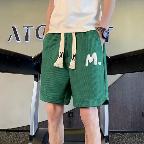 Men's Youth Short Shorts Loose Five-Finger Pants Summer Casual Thin Fitness Running Bottoms for Outerwear Trendy