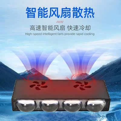 Motorcycle headlights, headlights, Grille Lights, Led Laser Cannon