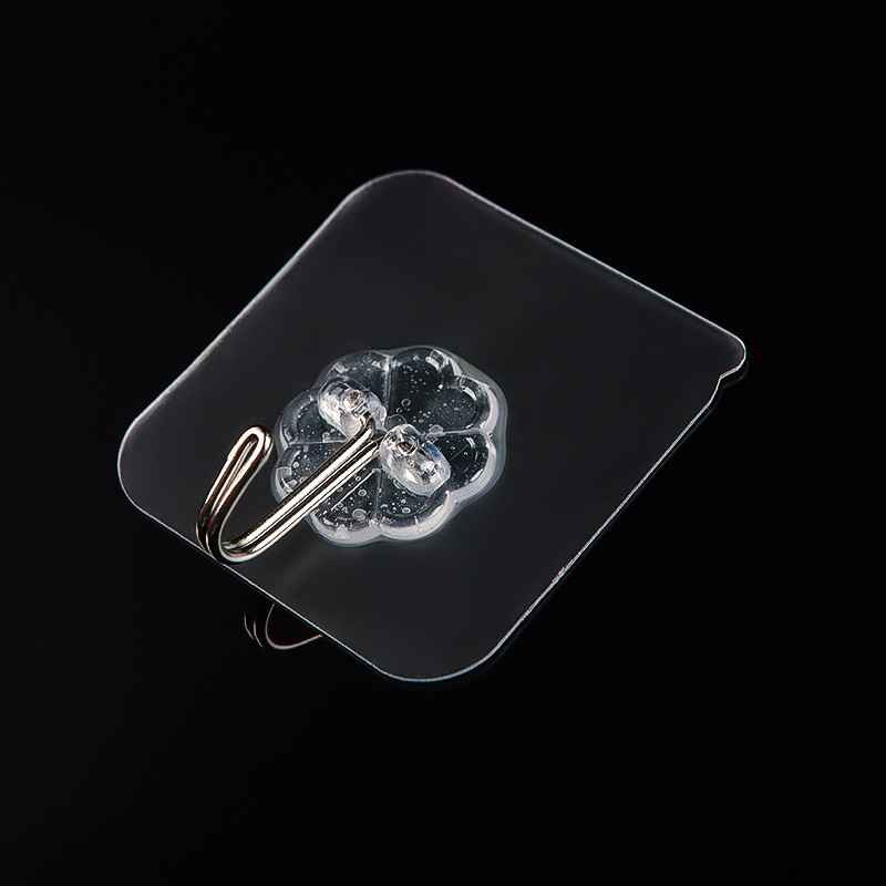 Hook Adhesive Hook Transparent Strong Adhesive Punch-Free Coat Hook Wholesale Load-Bearing Traceless Adhesive Kitchen Sanitary Hook Hook Adhesive Hook Transparent Strong Adhesive Punch-Free Coat Hook Wholesale Load-Bearing Traceless Adhesive Kitchen Sanitary Hook