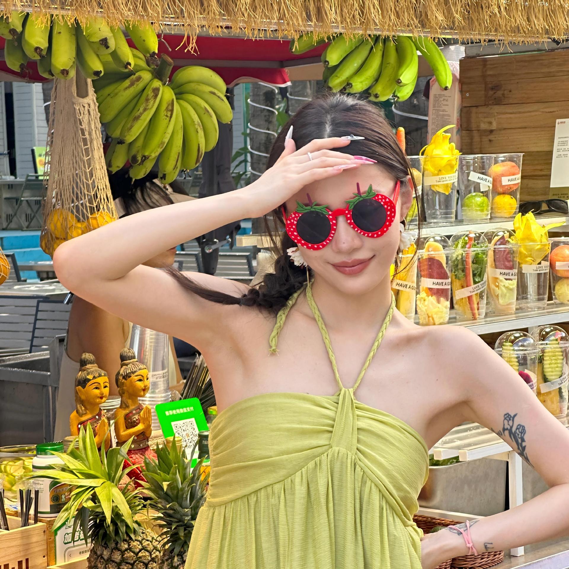 Gafas de Fiesta con Temática Hawaiana, ABS, Divertido, Decorativo, para Fiestas en la Playa y Festivales de Música
