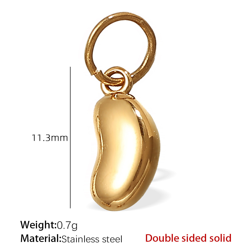 Accesorios de joyería transfronterizos europeos y americanos colgante tridimensional de simulación colgante en forma de corazón de pingüino cereza colgante de collar casero de bricolaje