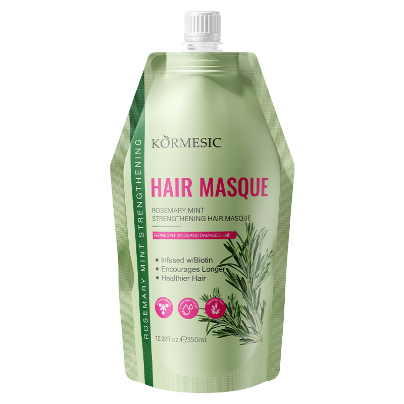 Transfronterizo KORMESIC máscara de cabello de menta romero máscara de cabello fabricantes de comercio exterior al por mayor cabello suave nutrición