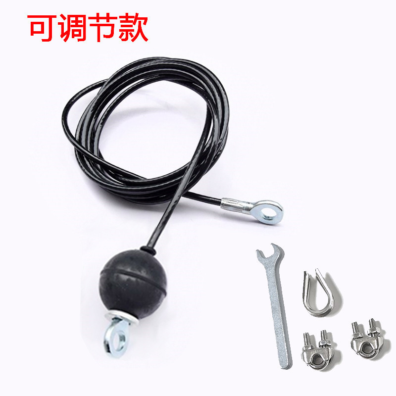 Cuerda de alambre de acero pórtico multifuncional DIY alta polea de pájaro volador de tracción Pu recubierto de goma tríceps cintura entrenador