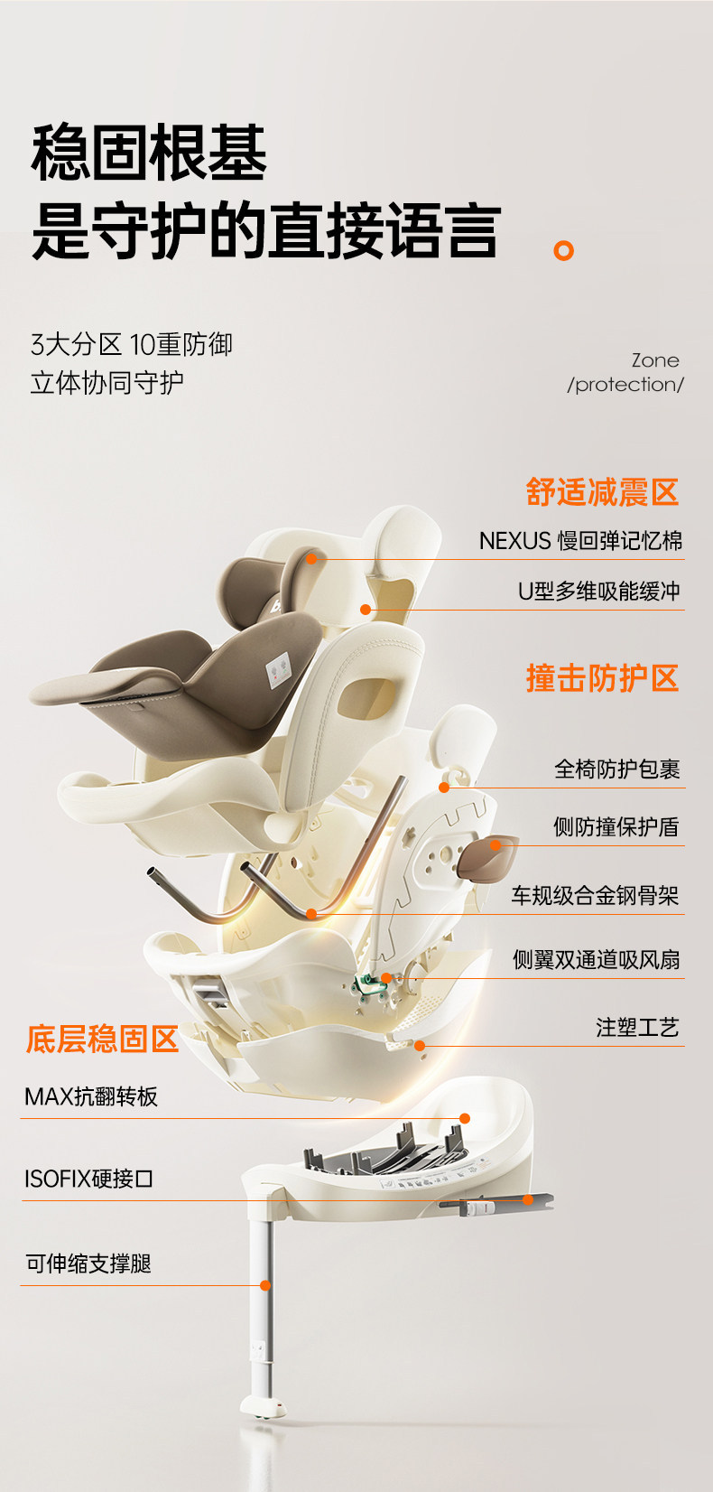 Babyboat New National Standard Kids Safety Seat for Babies Aged 0-12 Years Old, Suitable for Car Use, Can Sit and Recline