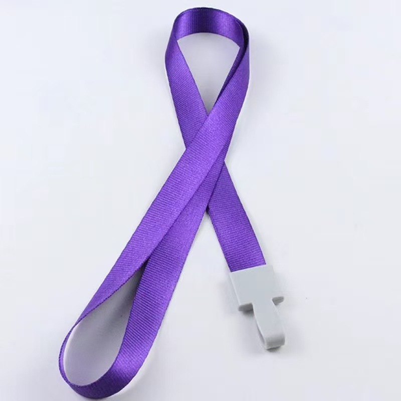 Cubierta de tarjeta al por mayor cordón correa de cordón de hebilla integrada correa de cordón correa de identificación de estudiante de empleado de marca cordón de cuello colgante