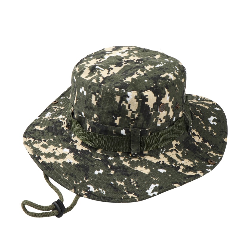 Women's Simple Style Commute Color Block Printing Wide Eaves Bucket Hat display picture 6