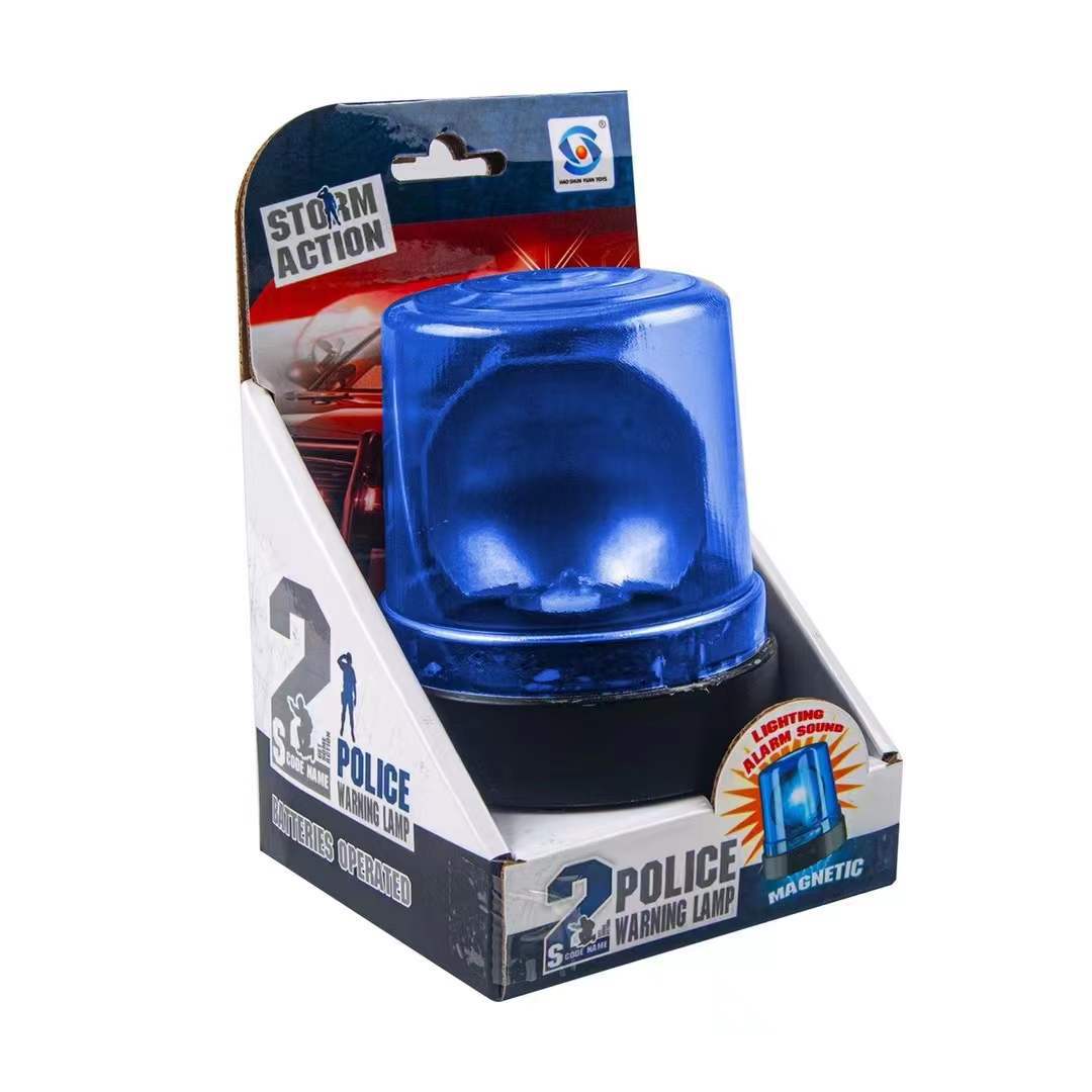 Blue police lamp