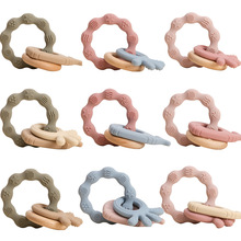 Let's Make Baby Teether Silicone Bracelet Bpa Free Cute跨境