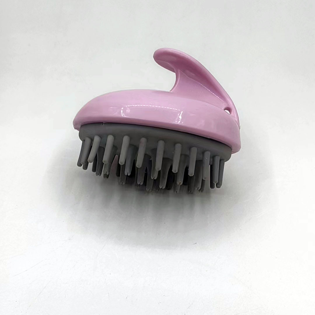 Artefacto de champú cepillo de champú de silicona peine de masaje cepillo de limpieza del cuero cabelludo
