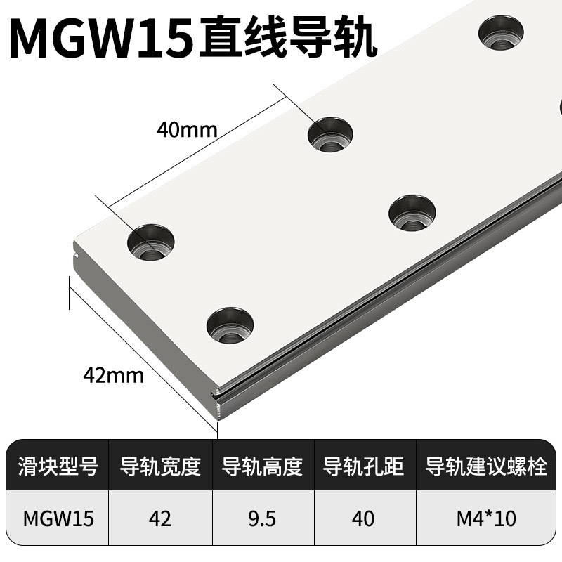 嘉潤MGNMGWレールベアリング鋼銀メッキ交換用卸売プリンターミシン|undefined