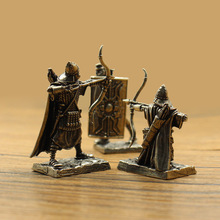 桌面游戏摆件手办金属失落罗马军团兵人模型弓箭手军阵玩具汽车载