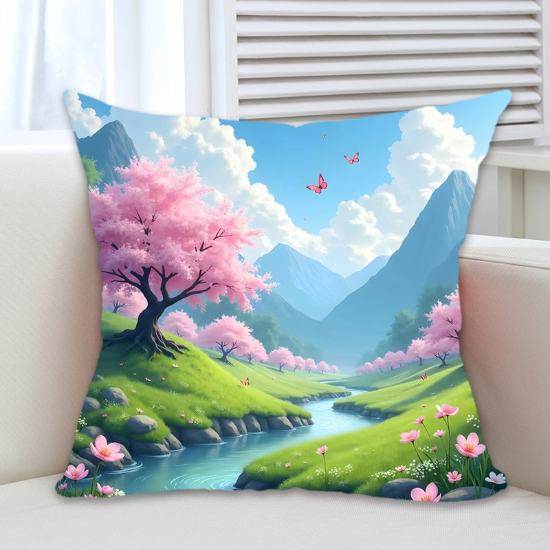 4 With the mountain at your back and the peach blossoms on your back, you are po…