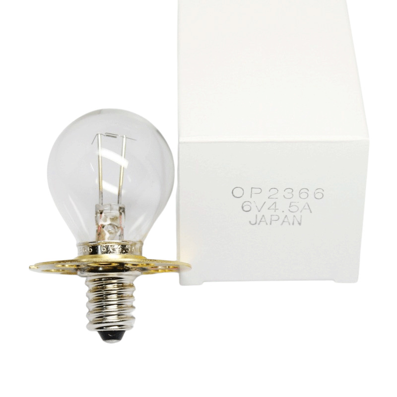 SHIN-NIPPON SL-302 slit lamp microscope bulb (6V 4.5A, Japan)