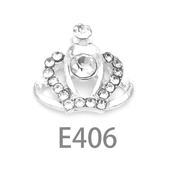 Nuevo transfronterizo europeo y americano estilo corona uñas joyería mezclado lote exquisito en forma de corazón rhinestone Cruz uñas rhinestone venta al por mayor