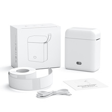 跨境标签打印机携式蓝牙迷你小型热敏手账打价格签智能便签机整理